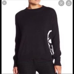Skull cashmere medium cotton sweater